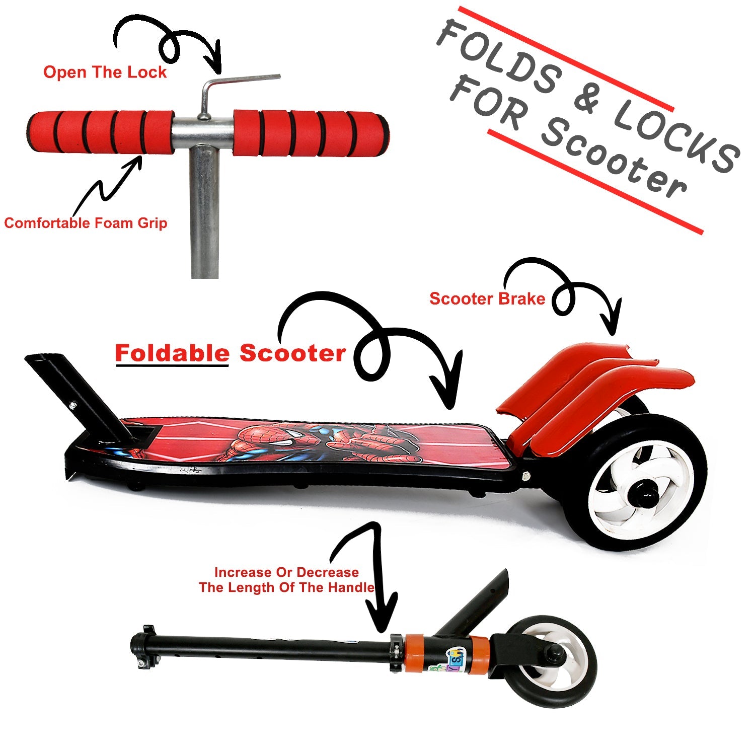 Basic Kids Ride On Leg Push Scooter for Boys and Girls (4 - 8 Years Old Kids) Foldable Scooter Cycle with Height Adjustment for Boys and Girls Multicolor (1 Pc / 2 & 3 Wheel) Basic Kids Ride On Leg Push Scooter for Boys and Girls (4 - 8 Years Old Kids) Foldable Scooter Cycle with Height Adjustment for Boys and Girls Multicolor (1 Pc / 2 & 3 Wheel)